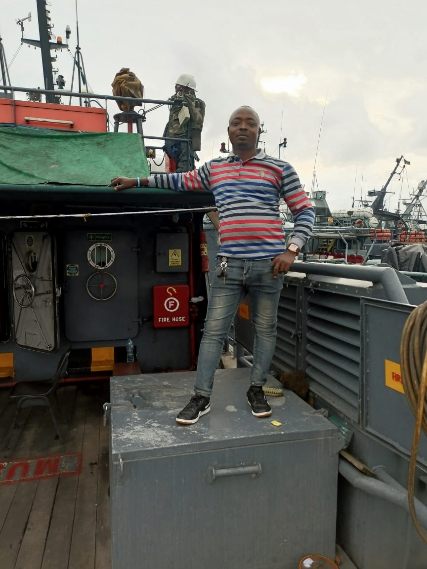 Engineers carrying out maintenance on a marine vessel in dry dock